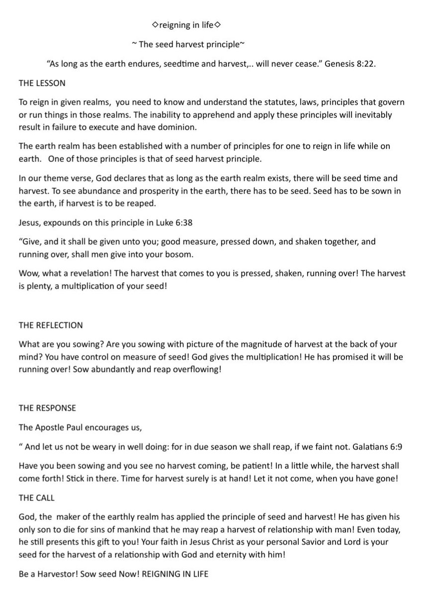 517Magazine's tweet image. #reigningInLife #SeedHarvestPrinciple #PreesedDown #ShakenTogether #RunningOver #BeAharvestor #SowSeedNow