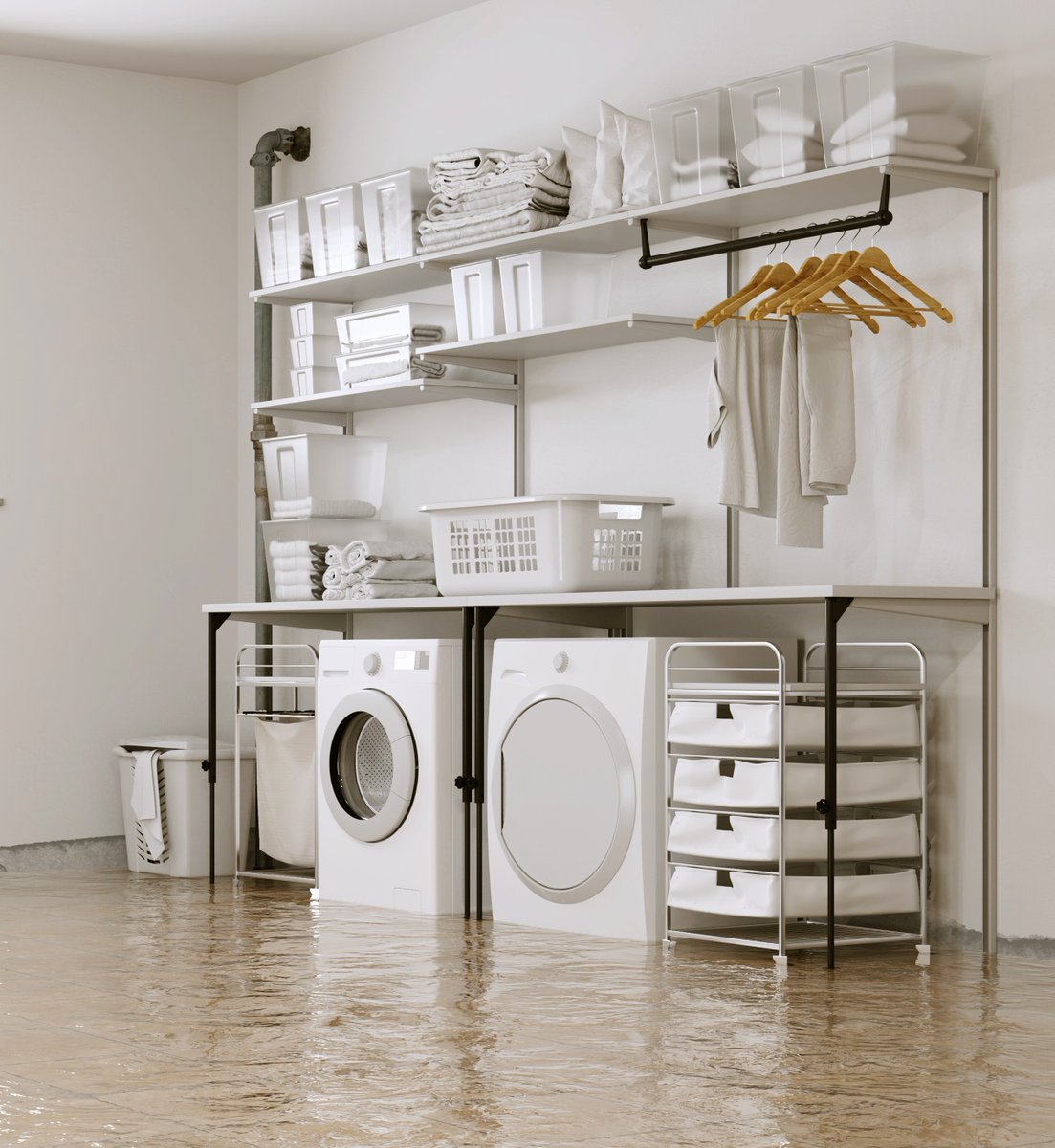 PSEGdelivers's tweet image. #PSEGTips: Remember that pools of water may become electrically charged. Do not attempt to walk or drive through them.
Appliances in standing water may also become charged, so do not touch them if they have become surrounded by water.