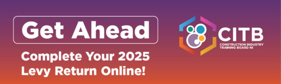Less than a month for deadline - the countdown is on!
The CITB NI 2025 Annual Return form is now available to all employers to complete online at citbni.org.uk before 4pm on 29 August 2025. Don’t miss the deadline.  Complete the Return online NOW.