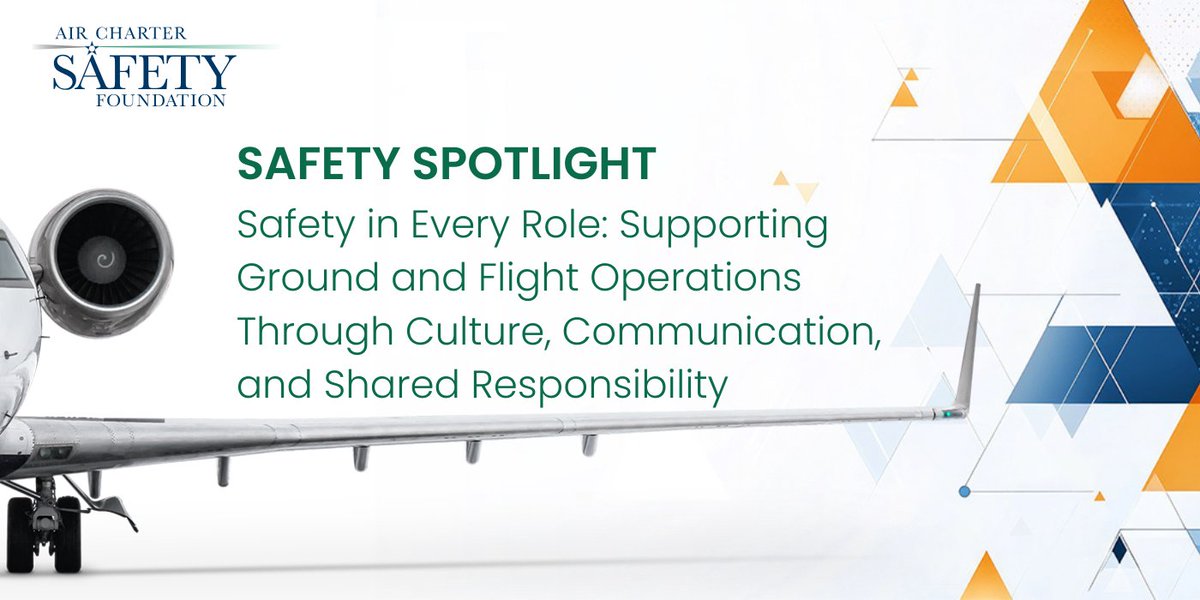 This month’s Safety Spotlight highlights how teamwork and communication between flight and ground crews can prevent ramp incidents, one of the most overlooked safety risks. #RampSafety #AviationSafety #ACSF