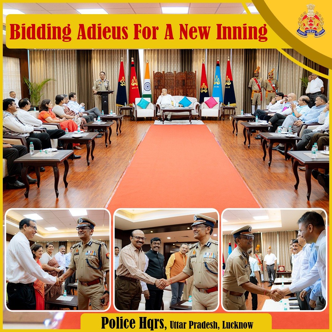 UP POLICE (@uppolice) on Twitter photo рдирдИ рджрд┐рд╢рд╛ рдХреА рдУрд░
рд╢реНрд░реА рд░рд╛рдЬреАрд╡ рдХреГрд╖реНрдгрд╛, рдкреБрд▓рд┐рд╕ рдорд╣рд╛рдирд┐рджреЗрд╢рдХ, рдЙ0рдкреНрд░0 рджреНрд╡рд╛рд░рд╛ рдЖрдЬ рдкреБрд▓рд┐рд╕ рдореБрдЦреНрдпрд╛рд▓рдп рдореЗрдВ рдЖрдпреЛрдЬрд┐рдд рд╡рд┐рджрд╛рдИ рд╕рдорд╛рд░реЛрд╣ рдХреЗ рджреМрд░рд╛рди рдЕрдзрд┐рд╡рд░реНрд╖рддрд╛ рдЖрдпреБ рдкреВрд░реНрдг рдХрд░ рд╕реЗрд╡рд╛рдирд┐рд╡реГрддреНрдд рд╣реЛ рд░рд╣реЗ рд╢реНрд░реА рдмрд┐рдЬрдп рдХреБрдорд╛рд░ рдореМрд░реНрдпрд╛, рдкреБрд▓рд┐рд╕ рдорд╣рд╛рдирд┐рджреЗрд╢рдХ, рд╣реЛрдордЧрд╛рд░реНрдбрдВ, рдЙ0рдкреНрд░0 рд▓рдЦрдирдК рдХреЛ рд╕реНрдореГрддрд┐ рдЪрд┐рдиреНрд╣ рднреЗрдВрдЯ рдХрд░ рд╕рдореНрдорд╛рдирд┐рдд рдХрд┐рдпрд╛ рдЧрдпрд╛ред
рдХрд╛рд░реНрдпрдХреНрд░рдо рдХреЗ рдирдИ рджрд┐рд╢рд╛ рдХреА рдУрд░
рд╢реНрд░реА рд░рд╛рдЬреАрд╡ рдХреГрд╖реНрдгрд╛, рдкреБрд▓рд┐рд╕ рдорд╣рд╛рдирд┐рджреЗрд╢рдХ, рдЙ0рдкреНрд░0 рджреНрд╡рд╛рд░рд╛ рдЖрдЬ рдкреБрд▓рд┐рд╕ рдореБрдЦреНрдпрд╛рд▓рдп рдореЗрдВ рдЖрдпреЛрдЬрд┐рдд рд╡рд┐рджрд╛рдИ рд╕рдорд╛рд░реЛрд╣ рдХреЗ рджреМрд░рд╛рди рдЕрдзрд┐рд╡рд░реНрд╖рддрд╛ рдЖрдпреБ рдкреВрд░реНрдг рдХрд░ рд╕реЗрд╡рд╛рдирд┐рд╡реГрддреНрдд рд╣реЛ рд░рд╣реЗ рд╢реНрд░реА рдмрд┐рдЬрдп рдХреБрдорд╛рд░ рдореМрд░реНрдпрд╛, рдкреБрд▓рд┐рд╕ рдорд╣рд╛рдирд┐рджреЗрд╢рдХ, рд╣реЛрдордЧрд╛рд░реНрдбрдВ, рдЙ0рдкреНрд░0 рд▓рдЦрдирдК рдХреЛ рд╕реНрдореГрддрд┐ рдЪрд┐рдиреНрд╣ рднреЗрдВрдЯ рдХрд░ рд╕рдореНрдорд╛рдирд┐рдд рдХрд┐рдпрд╛ рдЧрдпрд╛ред
рдХрд╛рд░реНрдпрдХреНрд░рдо рдХреЗ