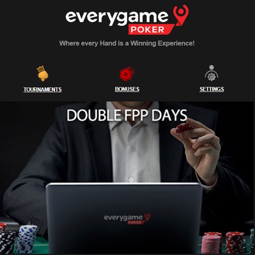 NoDepositForum's tweet image. EVERYGAME POKER - DOUBLE FPP DAYS - 08/01/25 - 08/04/25
tinyurl.com/msup765j
#everygame  #everygamepoker #onlinepoker