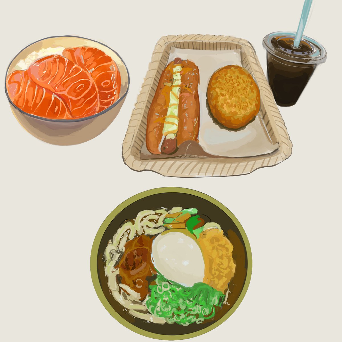 snikaart's tweet photo. Food #doodle #study 3 https://t.co/l8Mkop8Oem