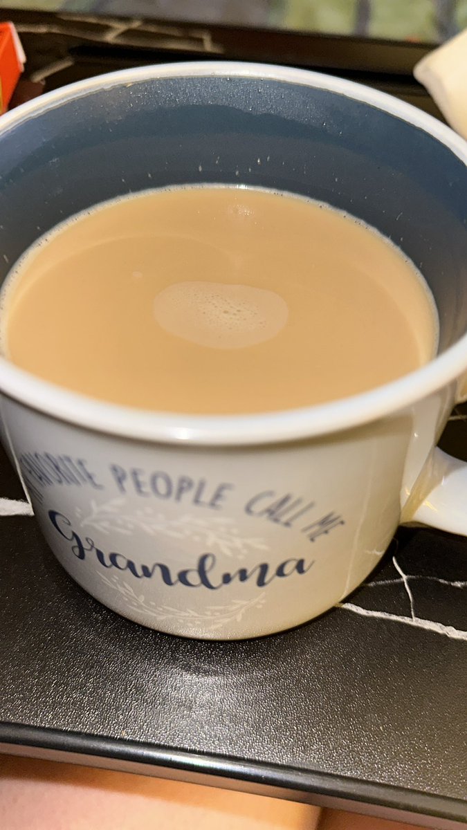 Peep that cute little heart in my 2nd coffee. This migraine better lay off! Ice helmet and coffee for the beat down. ✝️🙏