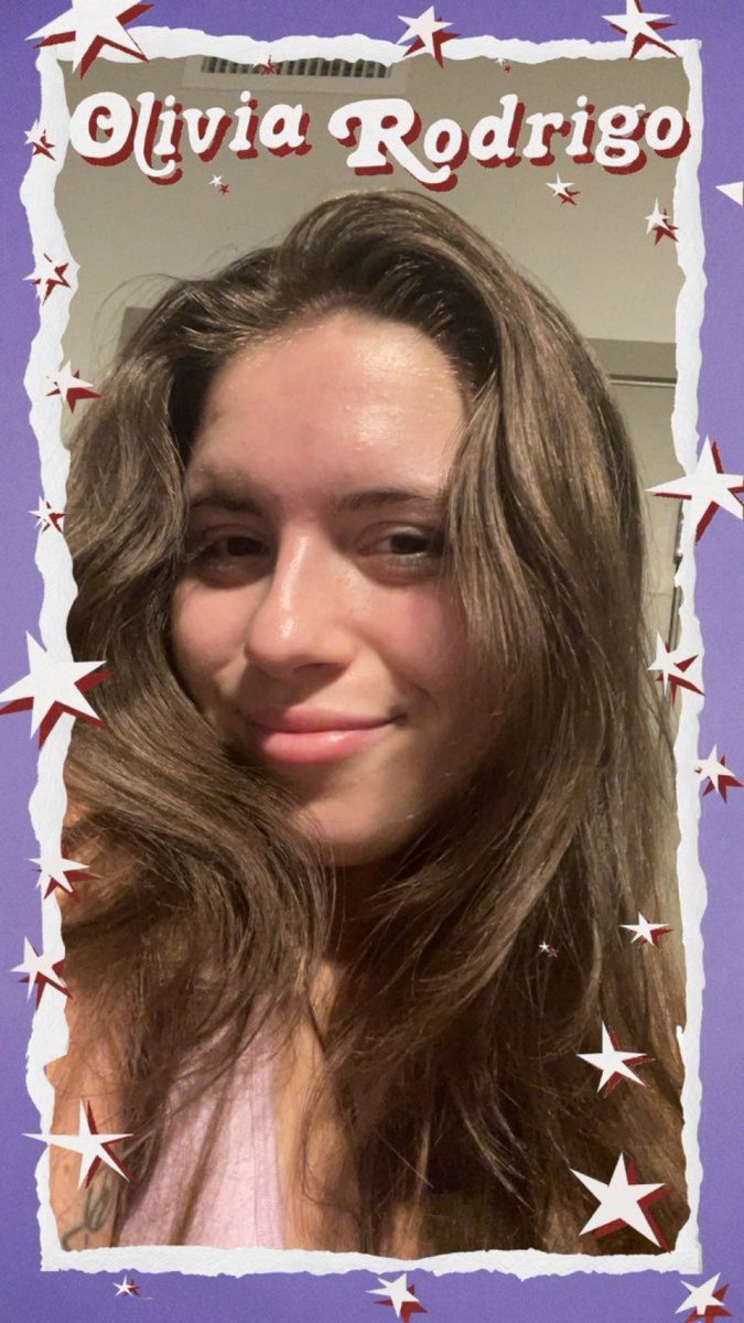 <a href="/LiviesHQ/">olivia’s livies 💋</a> <a href="/oliviarodrigo/">Olivia Rodrigo</a> <a href="/Snapchat/">Snapchat</a> love this filter!!!💜 #livpalooza
