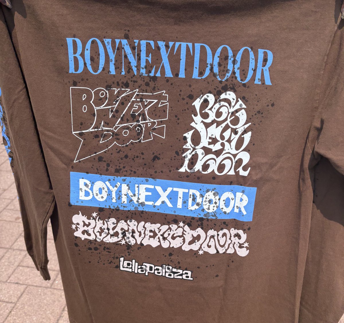 BOYNEXTDOOR MERCH AT LOLLAPALOOZA