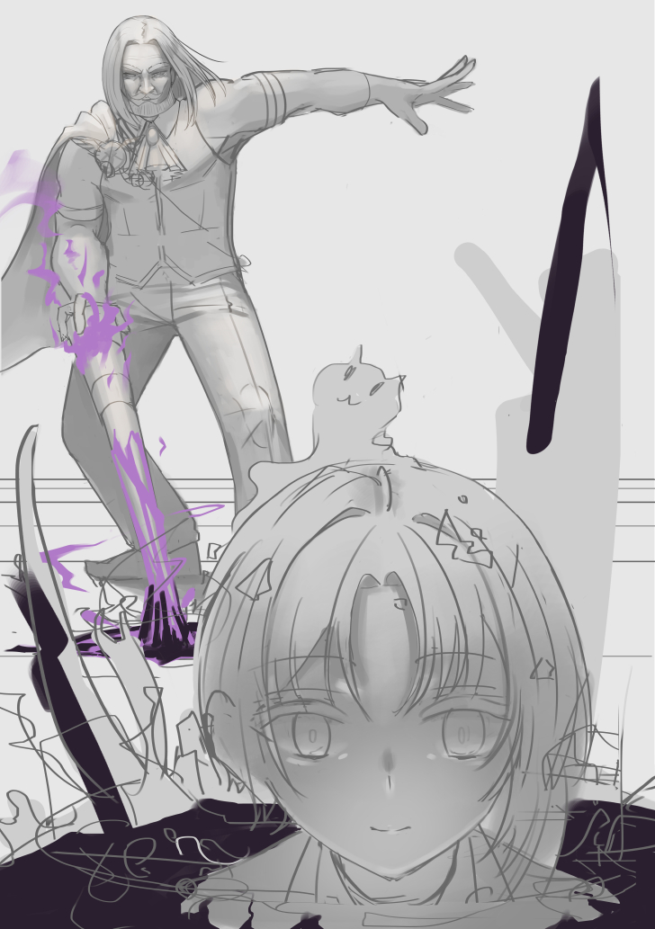 koutarou047's tweet photo. 訳の分からんファンアートが描き進んでる https://t.co/3gxfiwJJhN