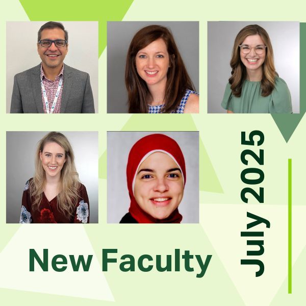 📢Please join us in welcoming five new faculty members to the UAB Department of Pediatrics! We’re thrilled to have Drs. Jose Hernandez-Rivera, Maggie Vickers, Caroline Lambert, Amelia Schuyler, and Sirine Belaid join our team.👏