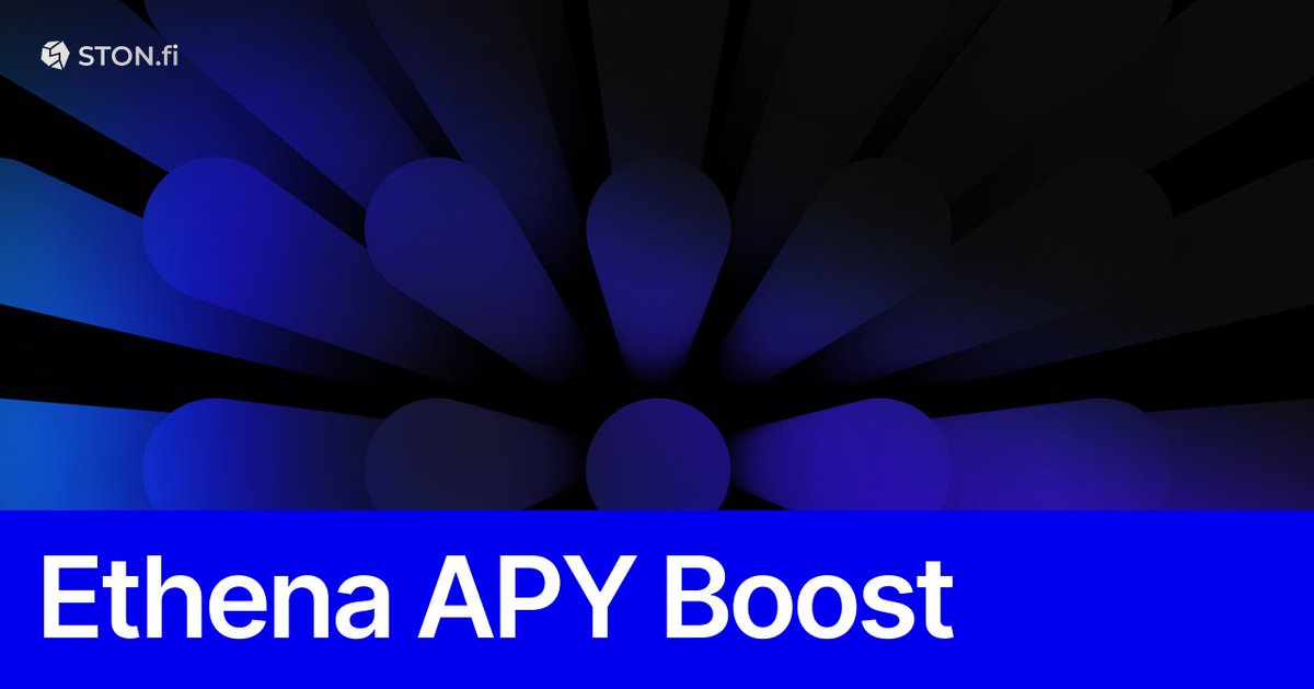 🚀 Supercharged Rewards: up to 20% APY Now Available on STON.fi

Stonfiers! Major news for everyone receiving rewards with tsUSDe on ethena.ston.fi. Ethena's rewards program has been expanded to include liquidity providers in the tsUSDe/USDe pool.

What's
