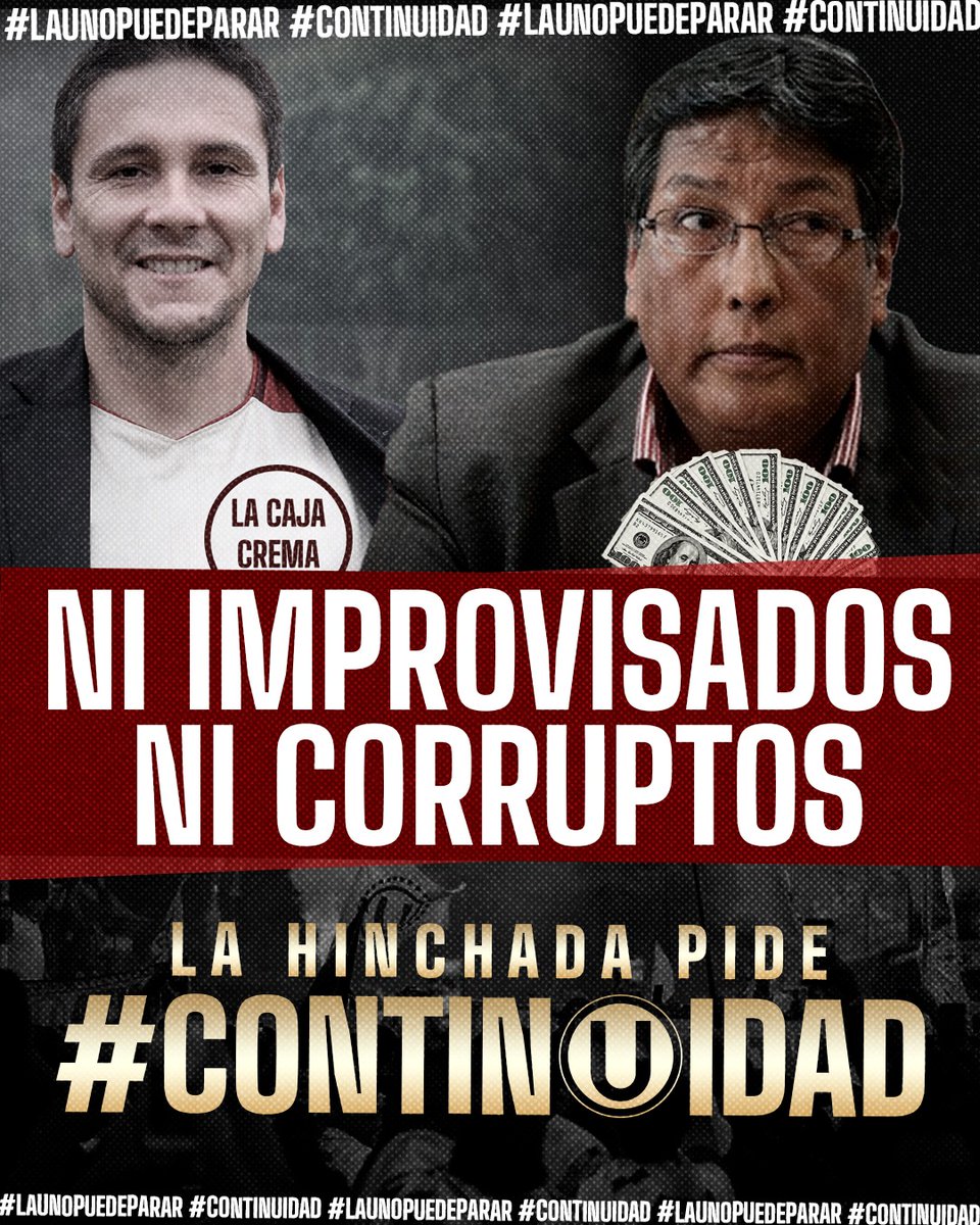 #JusticiaParaLaU (@justiciaparalau) on Twitter photo ¡ Hoy Juega Universitario!
Contra los oportunistas e improvisados.. el caminó correcto tiene que Seguir 💪
<a href="/SUNATOficial/">SUNAT</a>
<a href="/MariluAybar/">Marilu Llerena Aybar</a> <a href="/MEF_Peru/">Ministerio de Economía y Finanzas</a>
<a href="/presidenciaperu/">Presidencia del Perú 🇵🇪</a>
<a href="/Universitario/">Universitario</a> Esta de Vuelta
#Continuidad
#LaUNoPuedeParar ¡ Hoy Juega Universitario!
Contra los oportunistas e improvisados.. el caminó correcto tiene que Seguir 💪
<a href="/SUNATOficial/">SUNAT</a>
<a href="/MariluAybar/">Marilu Llerena Aybar</a> <a href="/MEF_Peru/">Ministerio de Economía y Finanzas</a>
<a href="/presidenciaperu/">Presidencia del Perú 🇵🇪</a>
<a href="/Universitario/">Universitario</a> Esta de Vuelta
#Continuidad
#LaUNoPuedeParar