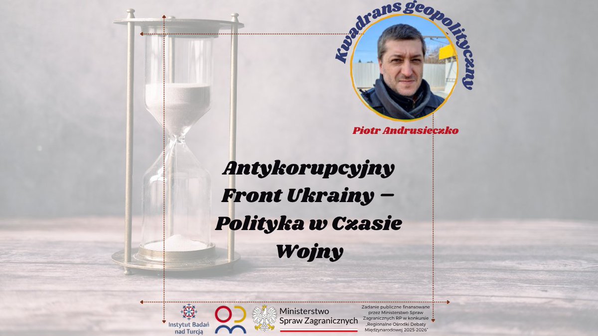 Odcinek specjalny podcastu <a href="/ITurcja/">Instytut Badań nad Turcją</a> poświęcony jest sytuacji politycznej i społecznej w 🇺🇦. O znaczeniu niezależnych instytucji antykorupcyjnych oraz fali protestów obywatelskich rozmawialiśmy ze specjalistą ds. Ukrainy, dziennikarzem Piotrem Andrusieczko. youtu.be/Qs2whTeYayY?si…