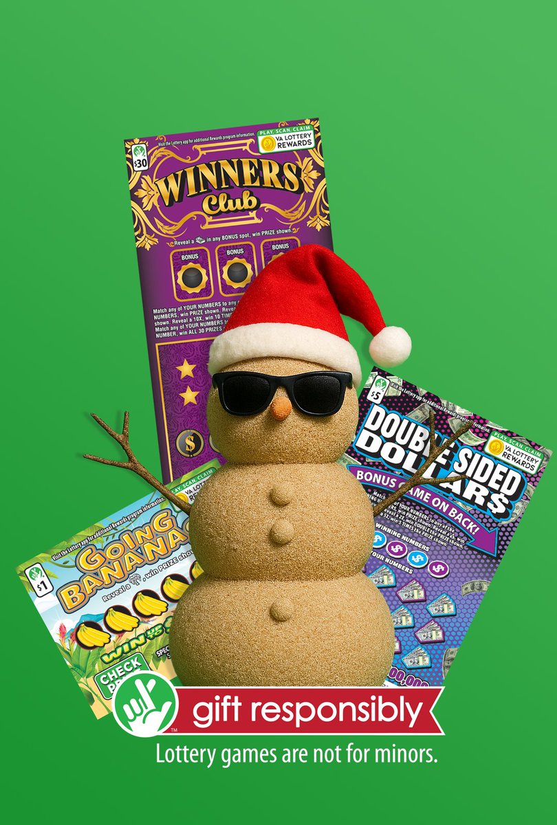 While it's still Christmas in July - it's a great time to remind everyone that Lottery games are only for adults. Birthday presents, anniversaries - Scratchers are a great gift idea! Just not for kids. 🎅🌴