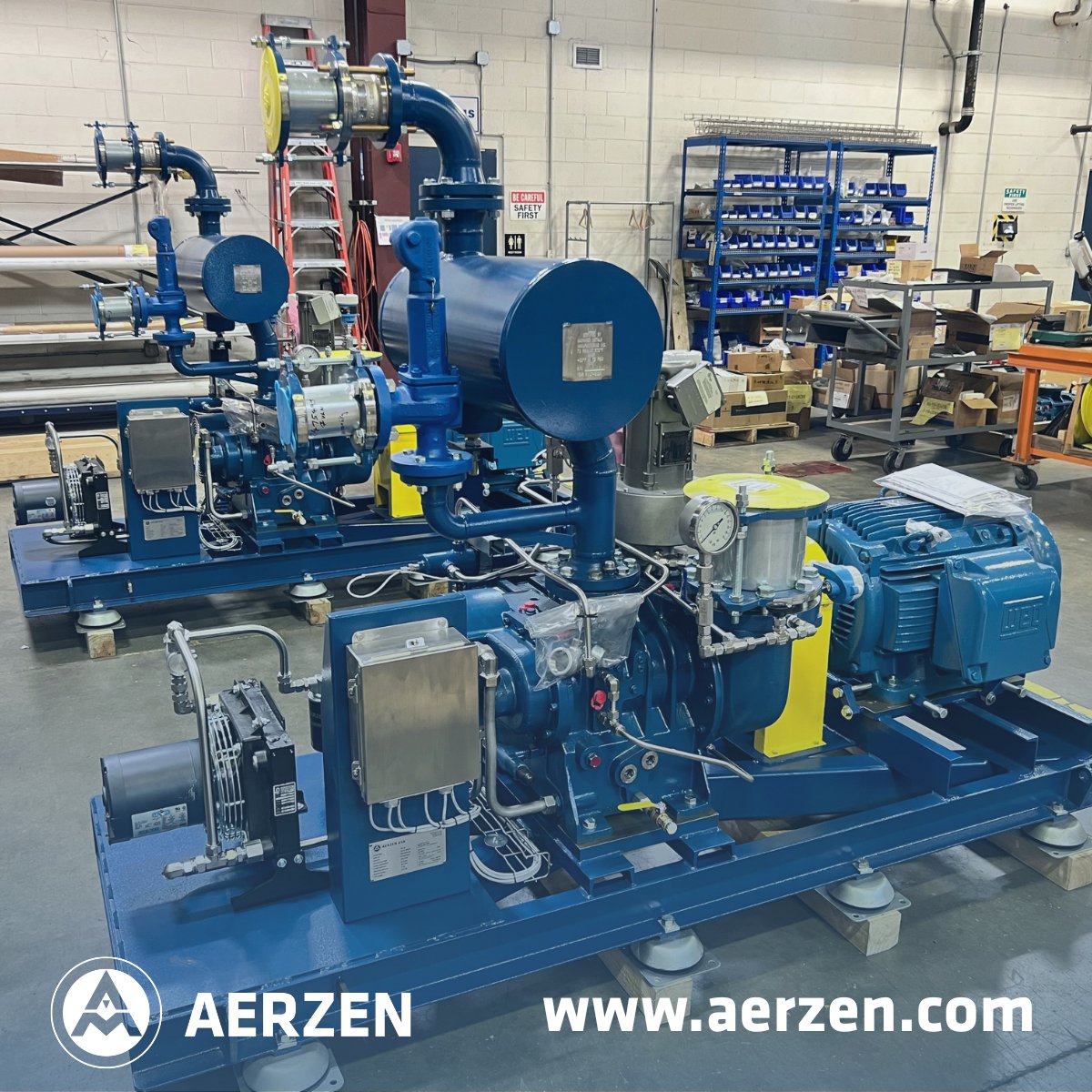Aerzen’s Process Gas Team just completed two VM series oil-free screw compressors for CO2 service! Aerzen can custom-design packages to your standards.  Learn more about how AERZEN can support your process: aerzen.com/us/products/sc…
#AERZEN #ProcessGas