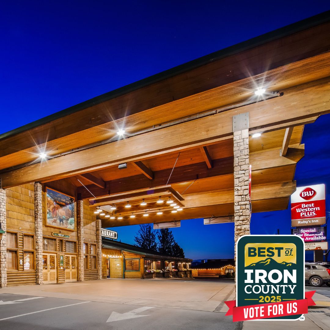 rubysinn's tweet image. We’re nominated for Best of Iron County! 🏆
Vote for Best Western Plus Ruby’s Inn under the Activities &amp;amp; Entertainment &amp;gt; Hotel category.

Your support means everything! 💛
🔗 bestofironcounty.com/vote/#

#RubysInn #BestOfIronCounty #VoteRuby #BryceCanyon