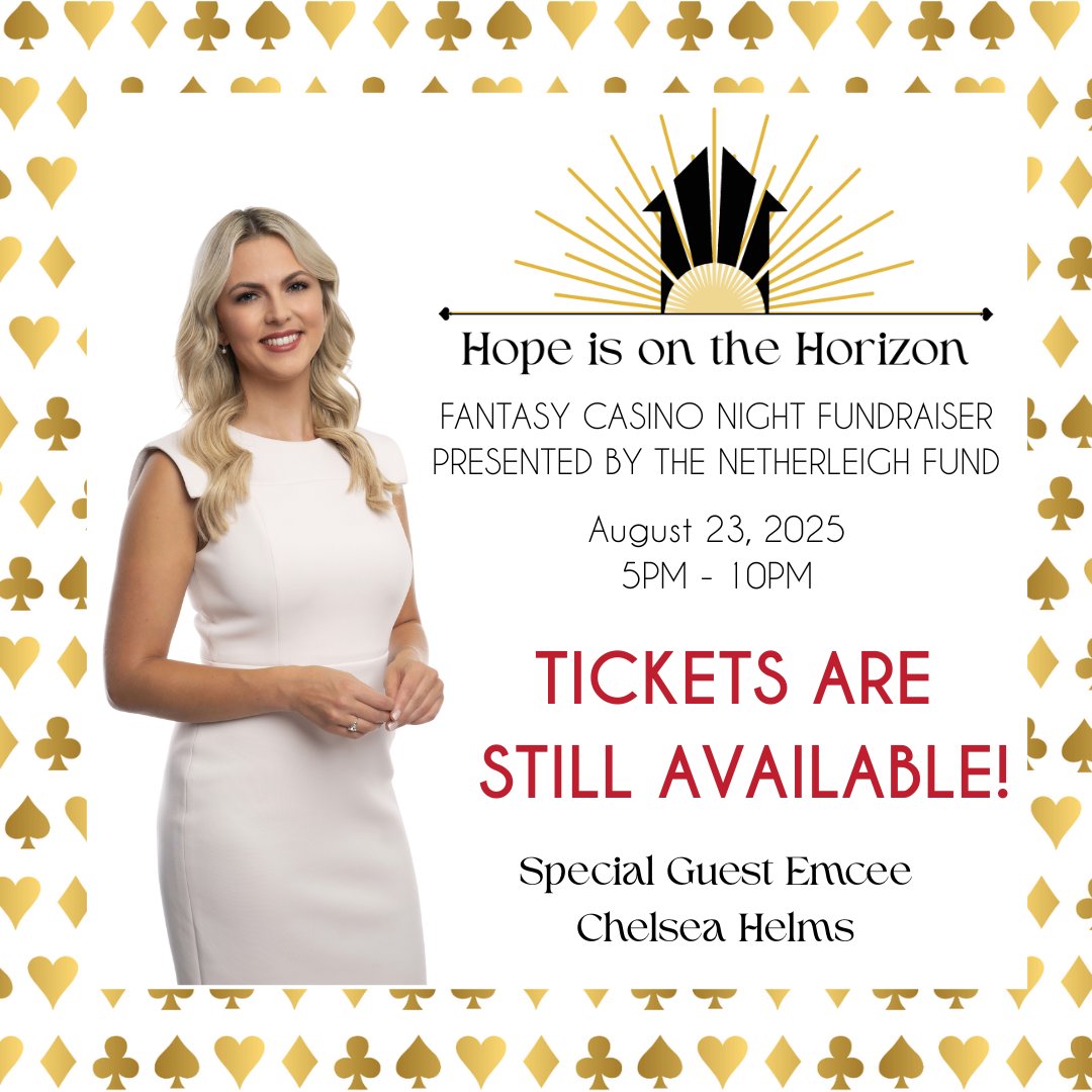 🎉We're so excited to have Chelsea Helms from CBS4 Indy at this year's Hope is on the Horizon!🎉

Do YOU have your tickets yet?

tinyurl.com/3yt7dvsh

#HopeIsOnTheHorizon #HorizonHouseIndy #EndHomelessness