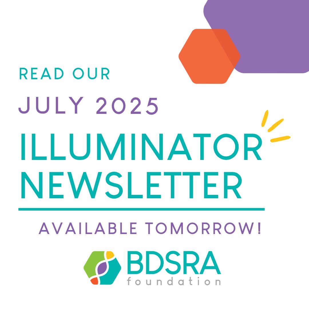 CHECK YOUR EMAIL TOMORROW! 💻✉️ Our July newsletter will be sent to you Friday morning! This edition of The Illuminator features an Annual Family Conference recap, Board of Directors updates, details on an upcoming event, etc.

Sign up for our email list: ow.ly/wUvY50WybpC