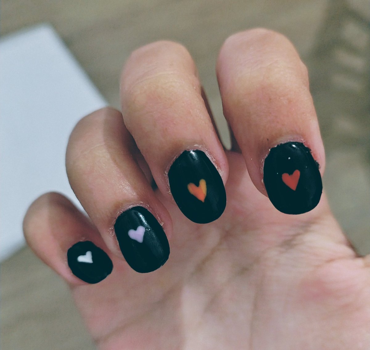 Undertale nails made by my friend :3
Having long nails Is the WEIRD tho😭