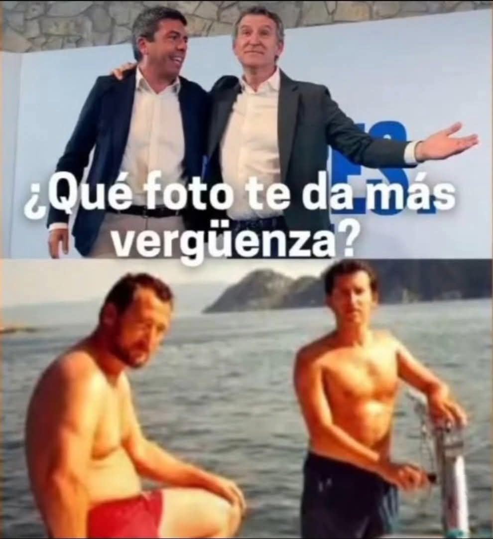 Todo él da vergüenza...