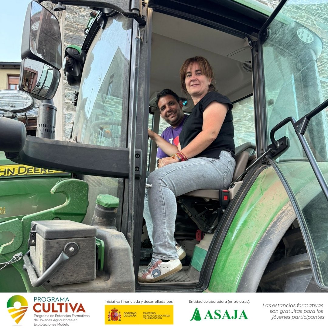 AsajaNacional's tweet image. Leticia aprende en una  🌱🐂 ganadería ecológica que apuesta por carne de calidad y razas autóctonas en📍 #MuriasDeParedes (#León) gracias al #ProgramaCULTIVA

🔗ow.ly/hJTT50VWioy  #Asaja
ow.ly/63rs50VWioz @gobmapa #FormacionGratuita