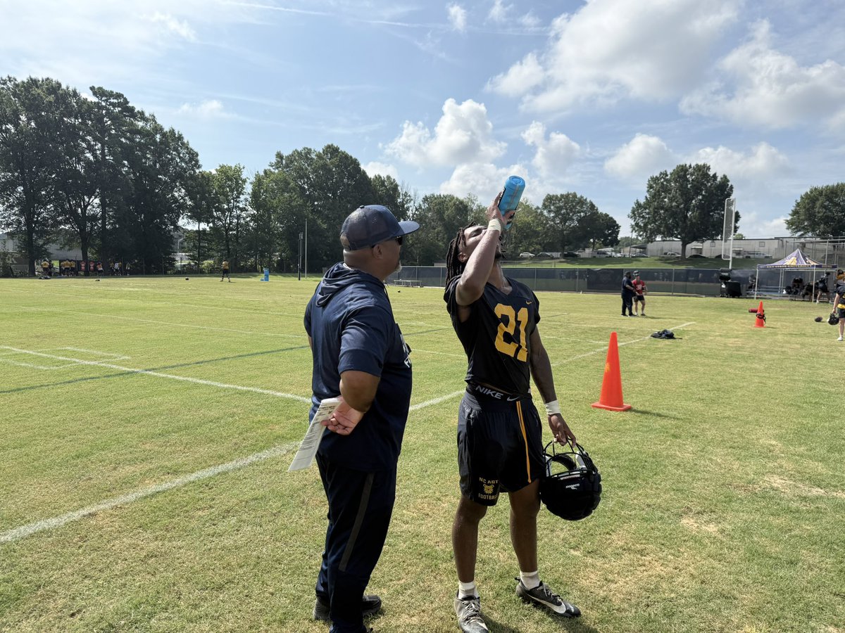 I went to the N.C. A&amp;T Aggies’ first practice yesterday (as a media member of course) and it was a pleasure.  Here’s a a thread from my viewpoint. It was very organized to be day one. There was enthusiasm and smiles. #ncat #ayantee #247Sports