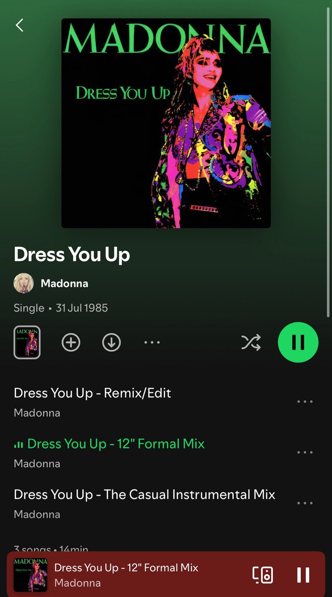 To celebrate the 40th anniversary , @madonna has released the 1985  Dress You Up remixes to digital and streaming platforms ❤️🏆🎉

Available now here in Australia 🇦🇺 and everywhere at midnight ❤️🎉

#Madonna #DressYouUp #Madonna40