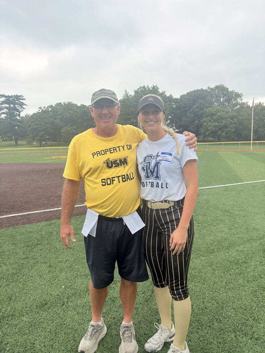 Thank you so much <a href="/USMSoftball/">USM Softball</a> for inviting me to the prospect camp! I enjoyed getting to tour campus and learning about admissions, as well as getting to workout with Coach Jay and Coach Elsa. It was a great visit!