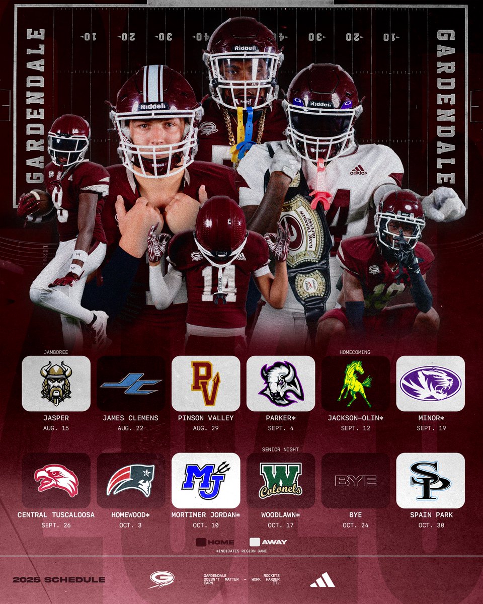 2025 Schedule Drop