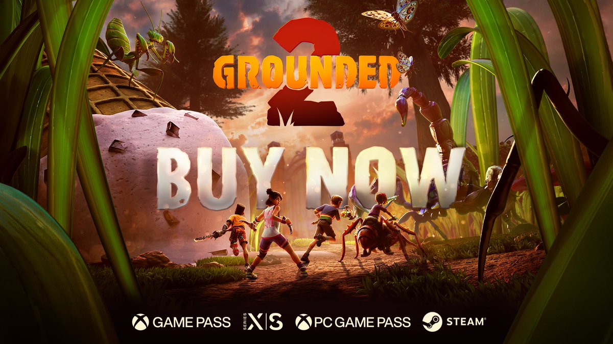Grounded (@groundedthegame) on Twitter photo Survive. Adapt. Overcome.
Get Grounded 2 Game Preview | Early Access for $29.99 USD! 
๐ข Xbox Series X|S, Xbox App for Windows
bit.ly/45KzcfB
โซ Steam
bit.ly/3Ht84bb Survive. Adapt. Overcome.
Get Grounded 2 Game Preview | Early Access for $29.99 USD! 
๐ข Xbox Series X|S, Xbox App for Windows
bit.ly/45KzcfB
โซ Steam
bit.ly/3Ht84bb