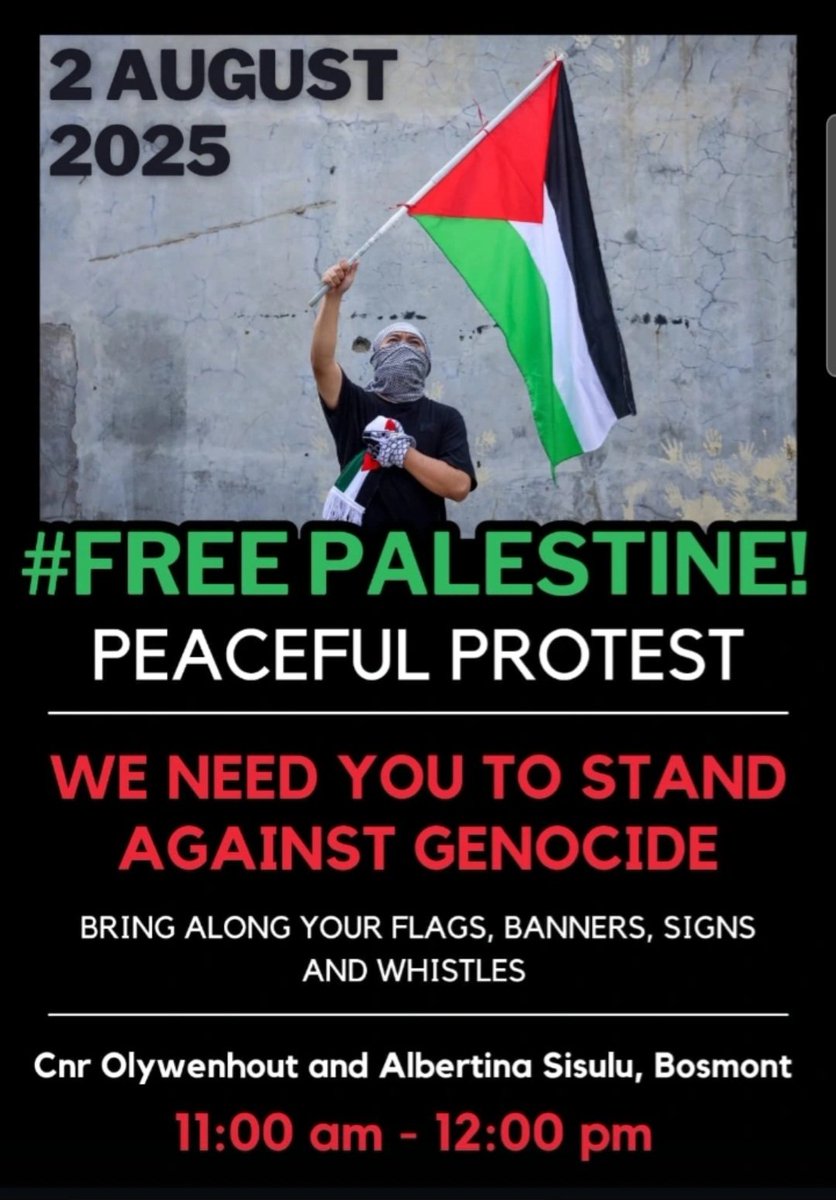 Share. BOSMONT IN SOUTH AFRICA STANDS AGAINST THE GENOCIDE IN PALESTINE.