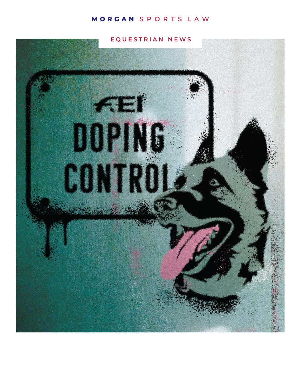 Ellen Kerr and Alice Marcossian have been taking a closer look at how the FEI is investigating a new initiative for anti-doping testing, through the use of sniffer dogs.

Read the full article now: morgansl.com/en/latest/snif…