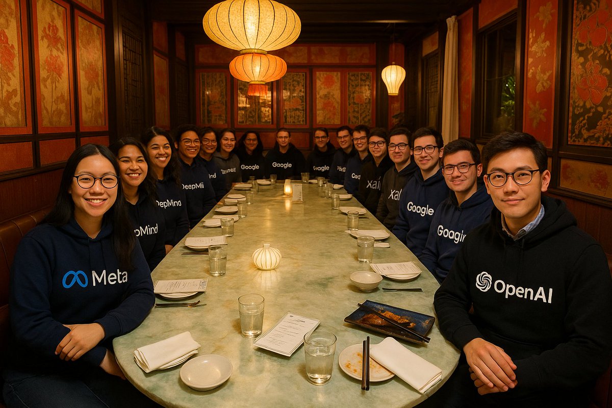 went to a fancy dinner in Menlo Park and everybody went to Tsinghua or Shanghai Jiaotong