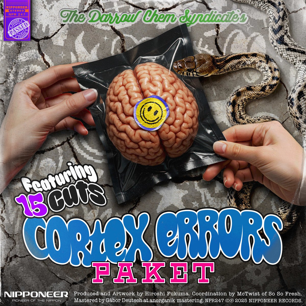 🧠 Cortex Errors – The Darrow Chem Syndicate
Remixed by Paket
15 fragments of corrupted bass memory.
No filler. No safe mode.
Out July 31 | NPR247
🎧 on.soundcloud.com/aIIU4eGkk8vNOL…

#Breakbeat #UKBass #CortexErrors #Paket #Nipponeer #BrainwaveMalfunction #NewDrop