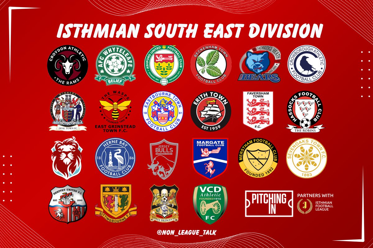 🚨🚨 BREAKING: Isthmian South East Division 2025/2026 table predictions. 

[THREAD] 🧵⬇️