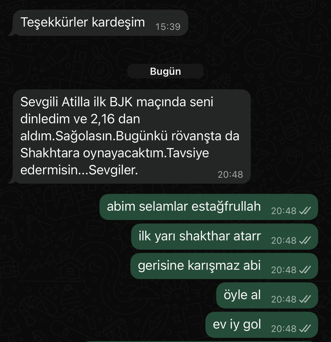 Bedava para dağıtıyor takım bedava! Yine zengin etti. Devam edin siz.