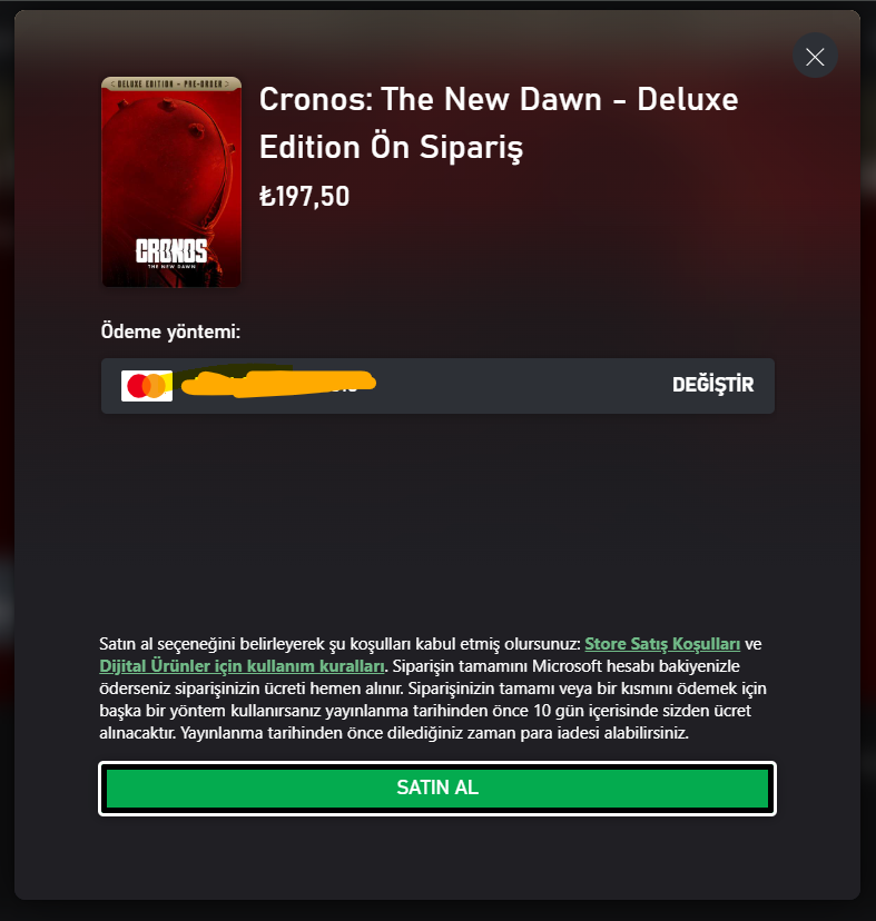 Cronos: The New Dawn

Fiyata bakın!

Ödeme işlemi başarıyla tamamlandı🙄