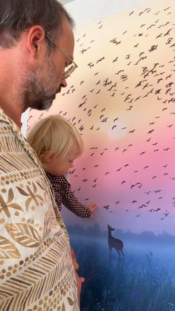 You know what this piece makes it even more special to me? That my kids watched me paint it.

You can place a bid tomorrow on SuperRare 😊