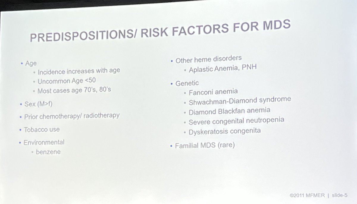 Mohamed Kharfan-Dabaja, MD, MBA (@mkd_bmt) on Twitter photo Excellent update on myelodysplastic syndrome prognostication and therapeutics by <a href="/hemant_murthy/">Hemant S. Murthy MD</a> at the <a href="/MayoClinic/">Mayo Clinic</a> 34th Annual Hematology-Oncology Reviews in Amelia Island, FL <a href="/RManochakian/">Rami Manochakian MD, FASCO Cancer Education</a> <a href="/MadihaIqbal13/">Madiha Iqbal MD</a> <a href="/MayoCancerCare/">Mayo Clinic Comprehensive Cancer Center</a> Excellent update on myelodysplastic syndrome prognostication and therapeutics by <a href="/hemant_murthy/">Hemant S. Murthy MD</a> at the <a href="/MayoClinic/">Mayo Clinic</a> 34th Annual Hematology-Oncology Reviews in Amelia Island, FL <a href="/RManochakian/">Rami Manochakian MD, FASCO Cancer Education</a> <a href="/MadihaIqbal13/">Madiha Iqbal MD</a> <a href="/MayoCancerCare/">Mayo Clinic Comprehensive Cancer Center</a>