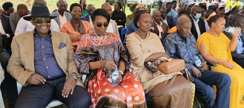 MBABULE FM 101.1 (@mbabulefm101) on Twitter photo Former minister for foreign Affairs Sam Kuteesa and his beloved wife,Area Mp for mawogola North Hon <a href="/SMusherure/">Shartsi K Musherure</a> and Gen <a href="/EmmRwashande/">Brig Gen(Rtd) E. Rwashande</a> attending the Send off of NRM's Sembabule District Registrar, now the late George William Katokozi in Lugushulu Sub County in Sembabule today.. Former minister for foreign Affairs Sam Kuteesa and his beloved wife,Area Mp for mawogola North Hon <a href="/SMusherure/">Shartsi K Musherure</a> and Gen <a href="/EmmRwashande/">Brig Gen(Rtd) E. Rwashande</a> attending the Send off of NRM's Sembabule District Registrar, now the late George William Katokozi in Lugushulu Sub County in Sembabule today..