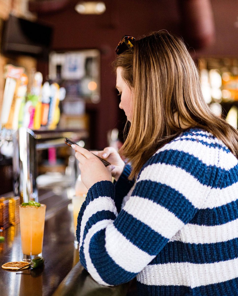 Phone drinks first 📸 😉 Snap a pic of your next cocktail and be sure to tag us!
