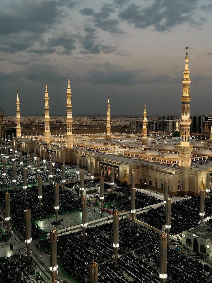 City of Light - Madinah at night.
