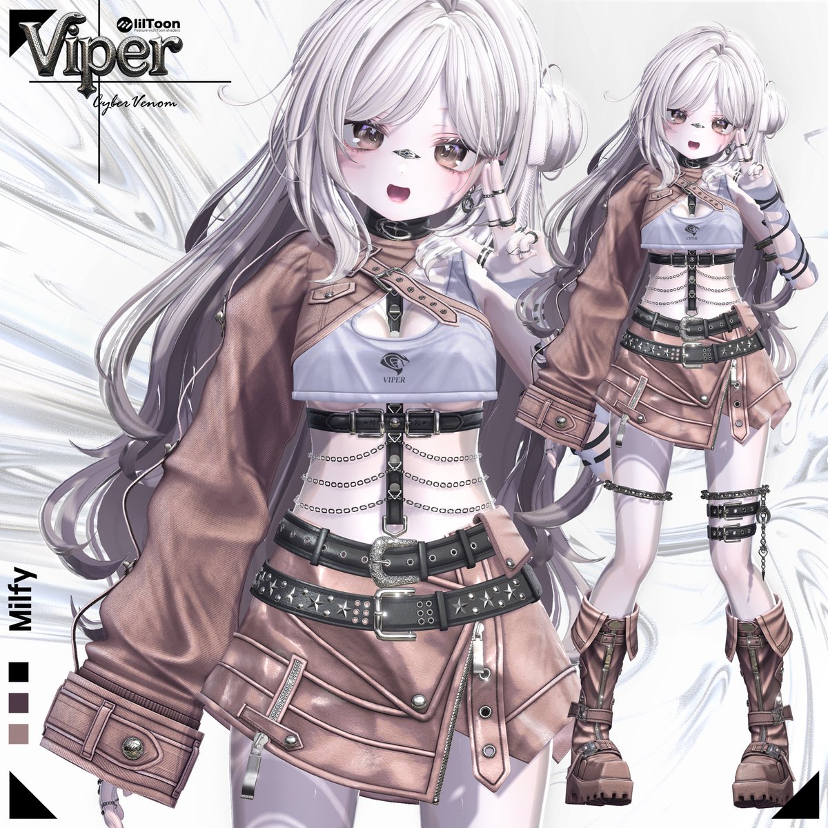 対応アバター
「しなの」
「愛莉」
「萌」
「マヌカ」
「セレスティア」
「森羅」
「ルルネ,瑞希」
「シフォン,ショコラ,ライム」
「ミルティナ」
「ミルフィ」
「Lasyusha」
「Sio」
「紫苑」