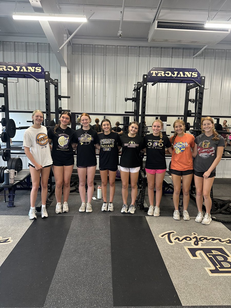 Coach Meyers (@tbhsgirlsbb) on Twitter photo Thanks to <a href="/TBHSSoftball/">Coach Richardson</a> for all his work with our female athletes this summer.
Very proud of these basketball girls and their commitment to the weight room.
#MadeInTroy Thanks to <a href="/TBHSSoftball/">Coach Richardson</a> for all his work with our female athletes this summer.
Very proud of these basketball girls and their commitment to the weight room.
#MadeInTroy