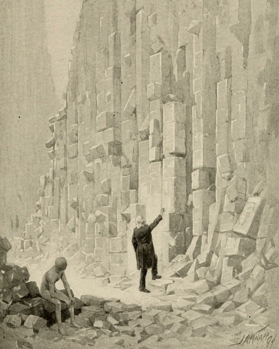 Art by Augustus Knapp for Etidorhpa ✨🍄

Etidorhpa, or the End of the Earth (1895) is a visionary novel by John Uri Lloyd — a renowned American pharmacist, chemist, and researcher in plant-based medicine. Known for his serious scientific contributions, Lloyd surprised his peers