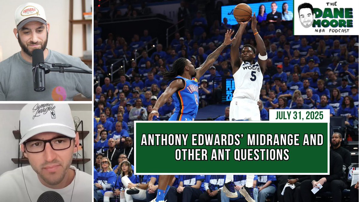 Today's show w/ <a href="/KyleTheige/">Kyle Theige</a> 

- The vices and virtues of Ant's midrange game (2:00)
- Why money is an illogical reason for Ant leaving Minnesota (21:00)
- Ant's next All-Star teammate (32:00)
- The value of Ant adding more transition to his game (47:00)

YouTube: