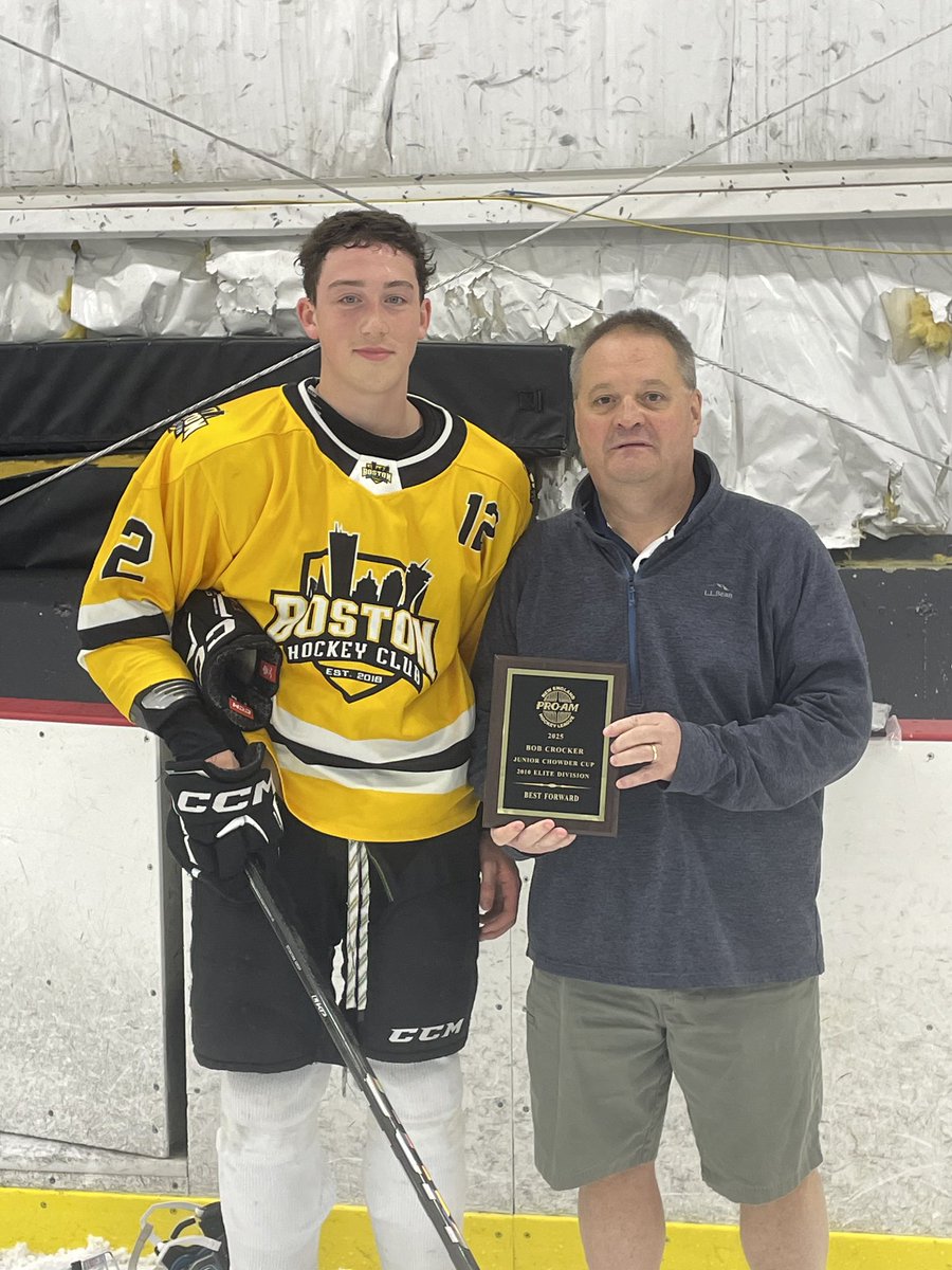 Good work by Winch Forward Drew Short at the Junior Chowder Cup last weekend!
