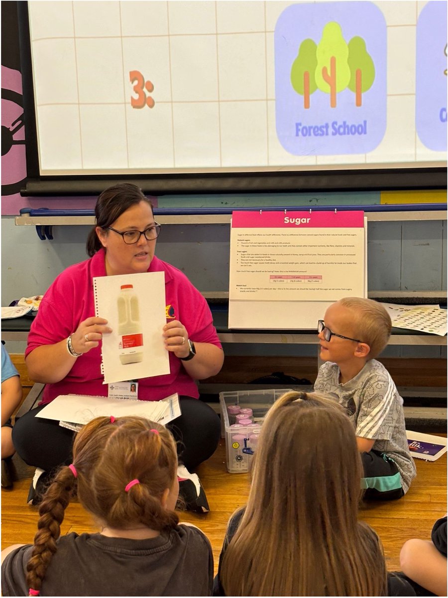 IA 2.1 - Well-being, care, support and guidance Food and Fun Day 9 Sweet Truths with Mrs Brill Today’s Food and Fun session packed a punch — and not just for our taste buds! We played Sugar Hop and uncovered the hidden sugar content in everyday snacks and drinks.