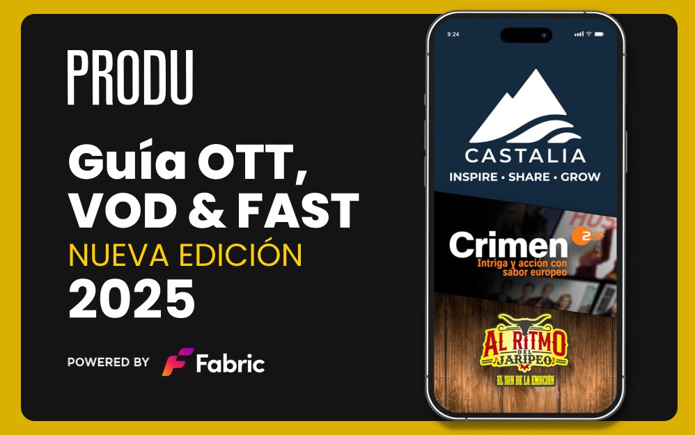 830 plataformas de streaming están activas en América Latina: Entérate de esto y más en la nueva Guía OTT, VOD &amp; FAST 2025.

guiaott.produ.com
