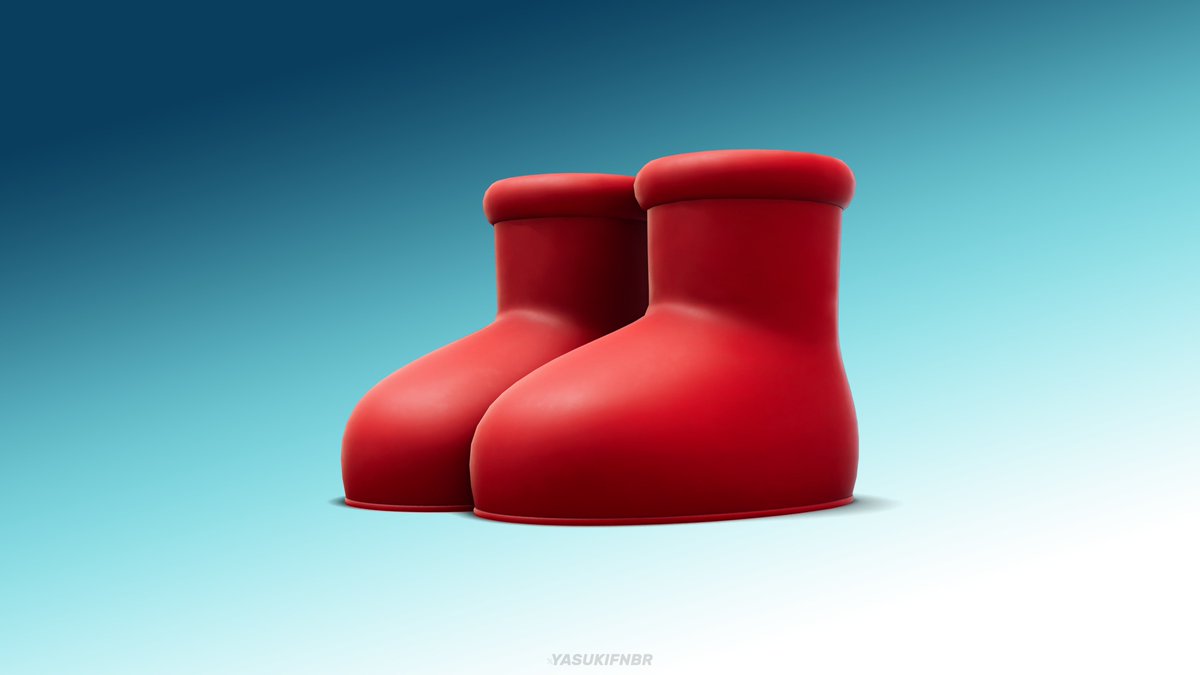 FORTNITE x MSCHF — Os Calçados Big Red Boots chegarão na loja de itens em 1° de agosto, custando 1.200 V-bucks! #Fortnite