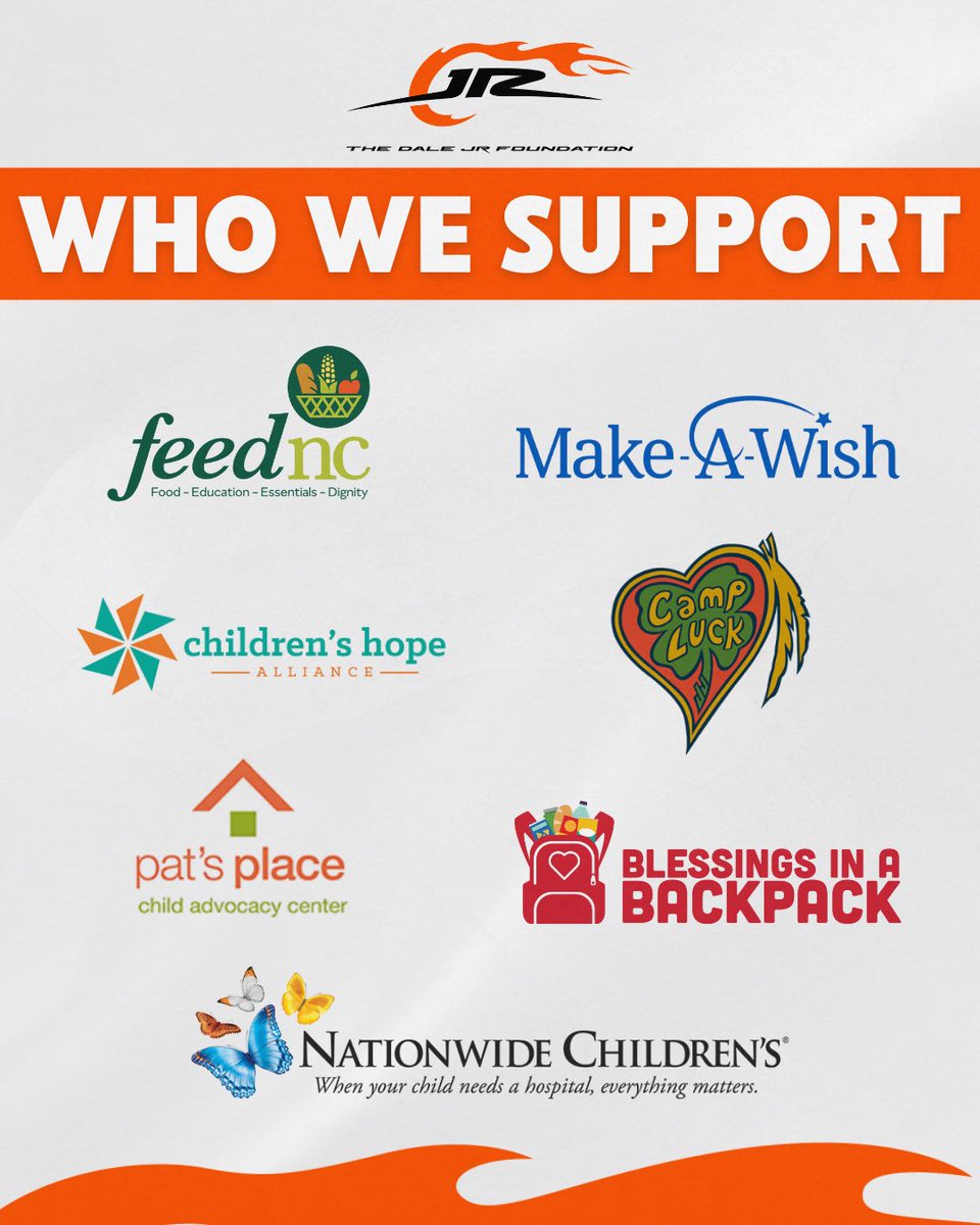 Just a few of the phenomenal nonprofit partners advancing our mission of empowering underprivileged youth 👏
