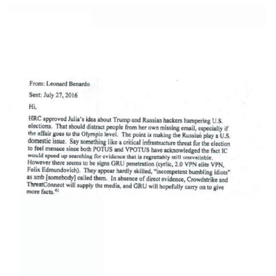 Declassified documents reveal Hillary Clinton signed off on the Trump–Russia collusion hoax.